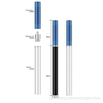 Changeable Atomizer Head Slim E Clearomizer, Super Vaper Cigarette
